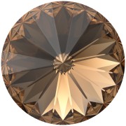 Cabochon Swarovski 1122 Rivoli 14 mm - ReCreated Light Smoked Topaz x1