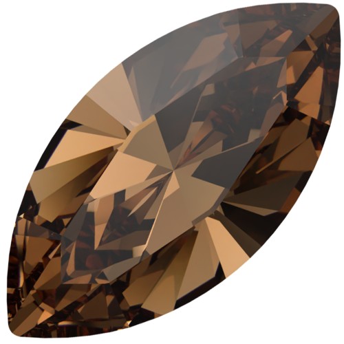 Navettes Swarovski 4228 6x3 mm - Reinvented Light Smoked Topaz x4