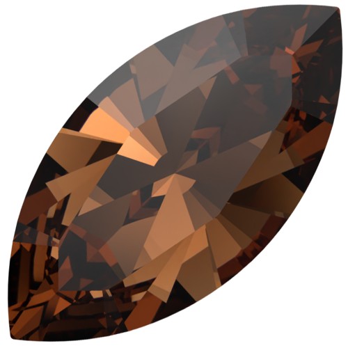 Navette Swarovski 4228 10x5 mm - Reinvented Smoked Topaz x1