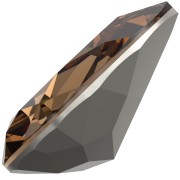 Cabochon Swarovski 4320 8x6 mm - Reinvented Light Smoked Topaz x1