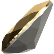 Cabochon Swarovski 4320 8x6 mm - Crystal Aurum x1