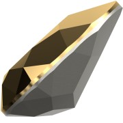 Cabochon Swarovski 4320 10x7 mm - Crystal Aurum x1