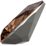 Cabochon Swarovski 4320 14x10 mm - ReCreated Smoked Topaz x1