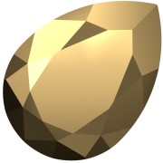 Cabochon Swarovski 4320 18x13 mm - Crystal Aurum x1