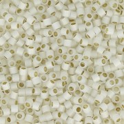 Miyuki Delica 15/0 DBS0221 - Gilt Lined White Opal x5g|raw }}