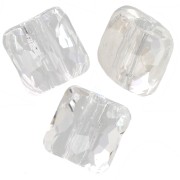 Perle carré 8 mm - Fantasy Square Swarovski 5035 - Crystal x1