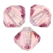 Toupies en cristal Swarovski 5328 3 mm - Light Rose Moonlight x50|raw }}