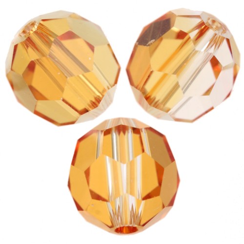 Perle ronde Swarovski 5000 8 mm - Dark Orange x1