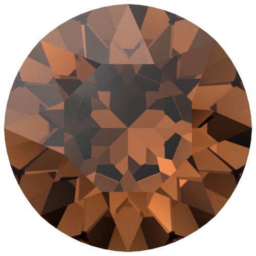 Cabochon Swarovski 1088 8 mm - Reinvented Smoked Topaz x1