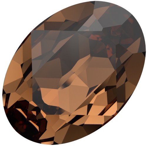 Cabochon Swarovski 4120 18x13 mm - ReCreated Smoked Topaz x1