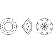 Cabochon Swarovski 1088 6 mm Crystal Electra x1