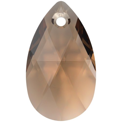 Larme Swarovski 6106 22 mm - ReCreated Light Smoked Topaz x1