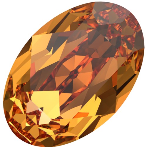 Cabochon Swarovski 4120 6x4 mm - Dark Orange x1