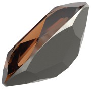 Cabochon Swarovski 4120 6x4 mm - ReCreated Smoked Topaz x1