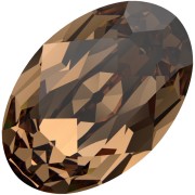 Cabochon Swarovski 4120 6x4 mm - Reinvented Light Smoked Topaz x1