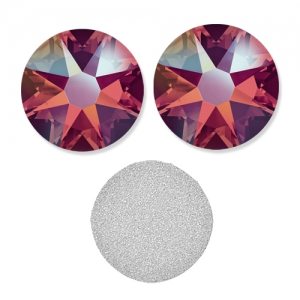 Strass à coller en cristal Swarovski 2088 4 mm Light Siam Shimmer x36