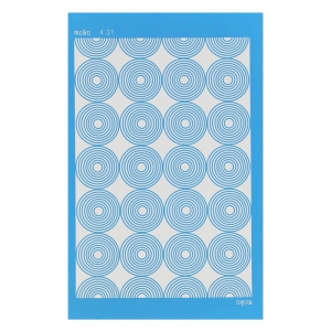 Silk Screen Moiko pour Pâte polymère 74x105 mm - Motif années 70 4.31
