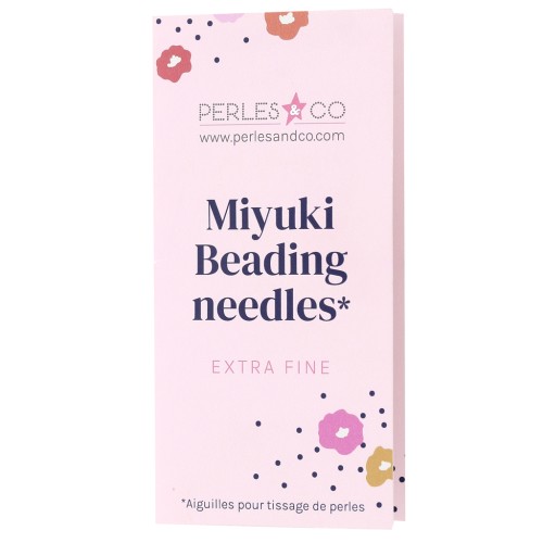 Aiguilles à perler Miyuki extra fine - Perles and Co x4