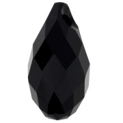 Goutte Swarovski 6010 17x8.5 mm - Jet x1