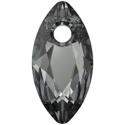 Pendentif Swarovski Marquise Cut 6437 9x4.5 mm - Crystal Silver Night x1