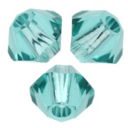 Toupies en cristal Swarovski 5328 3 mm - ReCreated Caribbean Green x50