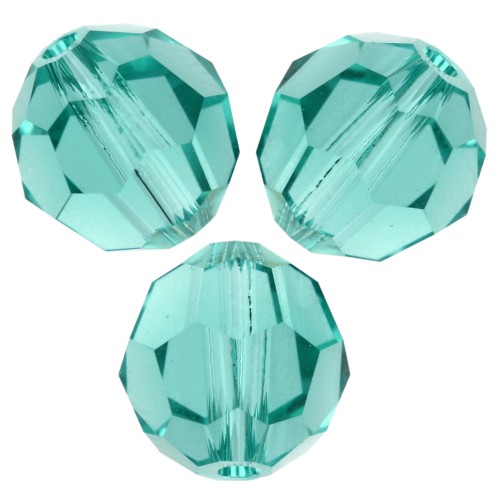 Perle ronde Swarovski 5000 8 mm - ReCreated Caribbean Green x1