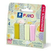 Assortiment de 4 couleurs de Pâte Fimo Soft et Effect - Printemps x1