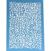 Silk Screen Moiko pour Pâte polymère 74x105 mm - Motif Léopard 15.46