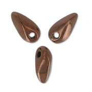 Mini Dagues en verre 6x2.5 mm - Dark Bronze x5g|raw }}
