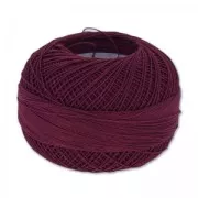 Fil de coton Lizbeth taille 40 Burgundy n°672 x274m