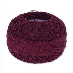 Fil de coton Lizbeth taille 40 Burgundy n°672 x274m