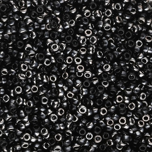 Rocaille Miyuki 15/0 55037 - Black Chrome x8g