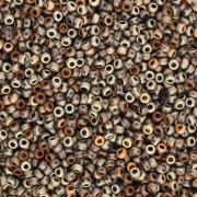 Rocaille Miyuki 15/0 55046 - Black California Gold Rush Mat x8g|raw }}