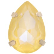 Cristal serti Aurora A4320 Drop 14x10 mm - Doré - Crystal Sunshine Delite x1|raw }}