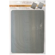 Tapis de perlage adhésif double face 31x22.5 cm - Beadsmith - Gris x1|raw }}