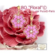 Perles en verre Lipsi® par Puca® 4x6 mm - Mishmash Rose x10g