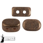 Perles en verre Lipsi® par Puca® 4x6 mm - Bronze Anthracite x10g