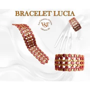 Perles en verre Lipsi® par Puca® 4x6 mm - Bronze Anthracite x10g