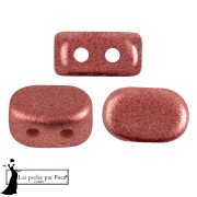 Perles en verre Lipsi® par Puca® 4x6 mm - Bronze Rose x10g