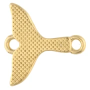 Intercalaire queue de sirene 17x16 mm - Doré à l'or fin x1