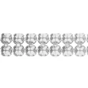 PureCrystal Crystal Mesh 40001 2 rangs 5.3 mm - Crystal Bronze x5cm