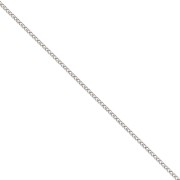Chaîne maille Gourmette limée 1 mm - Argent 925 x50cm