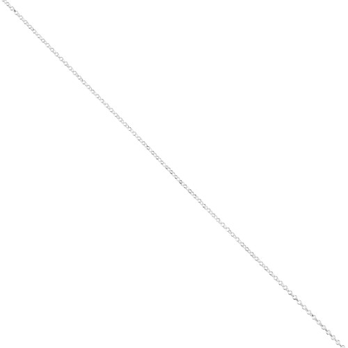 Chaîne maille Jaseron limée 1.35 mm - Argent 925 x50cm