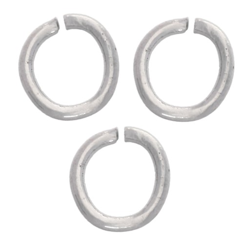 Anneaux ouverts 4x0.6 mm - Acier inoxydable 304L x100