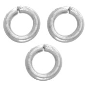 Anneaux ouverts 5x1 mm - Acier inoxydable 304L x100