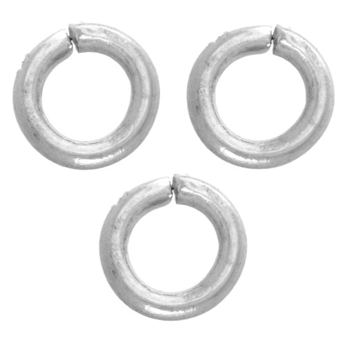 Anneaux ouverts 5x1 mm - Acier inoxydable 304L x100