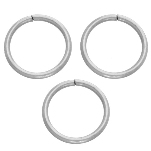 Anneaux ouverts 10x1 mm - Acier inoxydable 304L x50