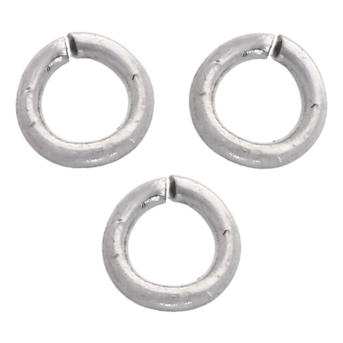 Anneaux ouverts 3x0.6 mm - Acier inoxydable 316L x100