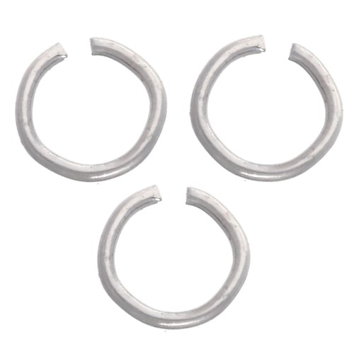 Anneaux ouverts 4x0.5 mm - Acier inoxydable 316L x100