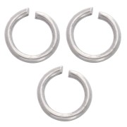 Anneaux ouverts 4x0.6 mm - Acier inoxydable 316L x100